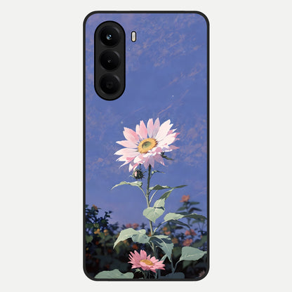  Pink Shells Outline Glass Case For OnePlus Nord CE 6 Lite back cover – full design glossy printed glass finish
