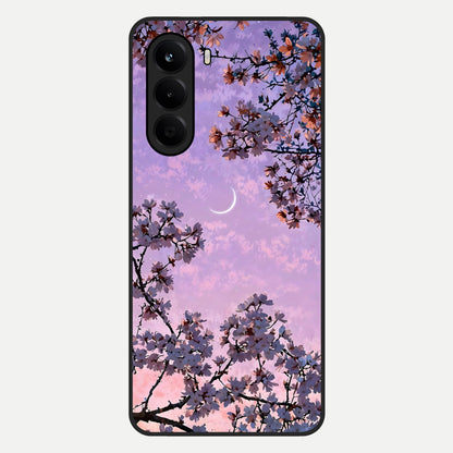  Purple Serenity Moon Glass Case For OnePlus Nord CE 6 Lite back cover – full design glossy printed glass finish