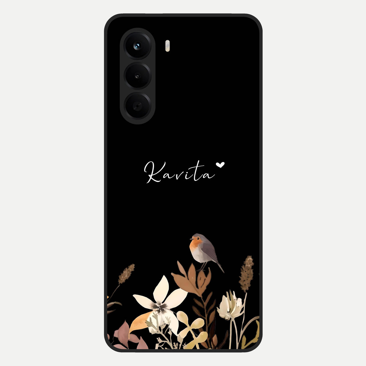  Quiet Garden Tune Custom Name Glass Case For OnePlus Nord CE 6 Lite back cover – full design glossy printed glass finish
