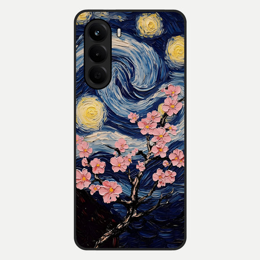  Van Gogh Scenery Glass Case For OnePlus Nord CE 6 Lite back cover – full design glossy printed glass finish