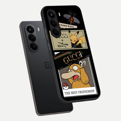  Cartoon Brand Play Mashup phone case For OnePlus Nord CE 6 Lite showing premium glass back cover with detailed artwork