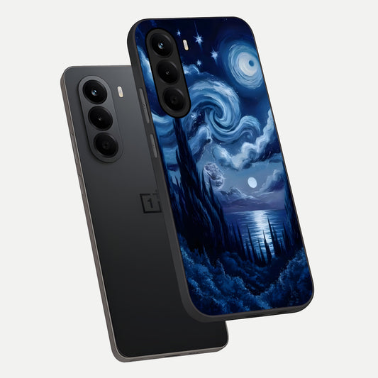  Celestial Dream Van Gogh phone case For OnePlus Nord CE 6 Lite showing premium glass back cover with detailed artwork