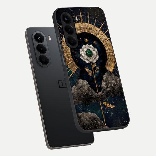  Celestial Lotus Morang phone case For OnePlus Nord CE 6 Lite showing premium glass back cover with detailed artwork