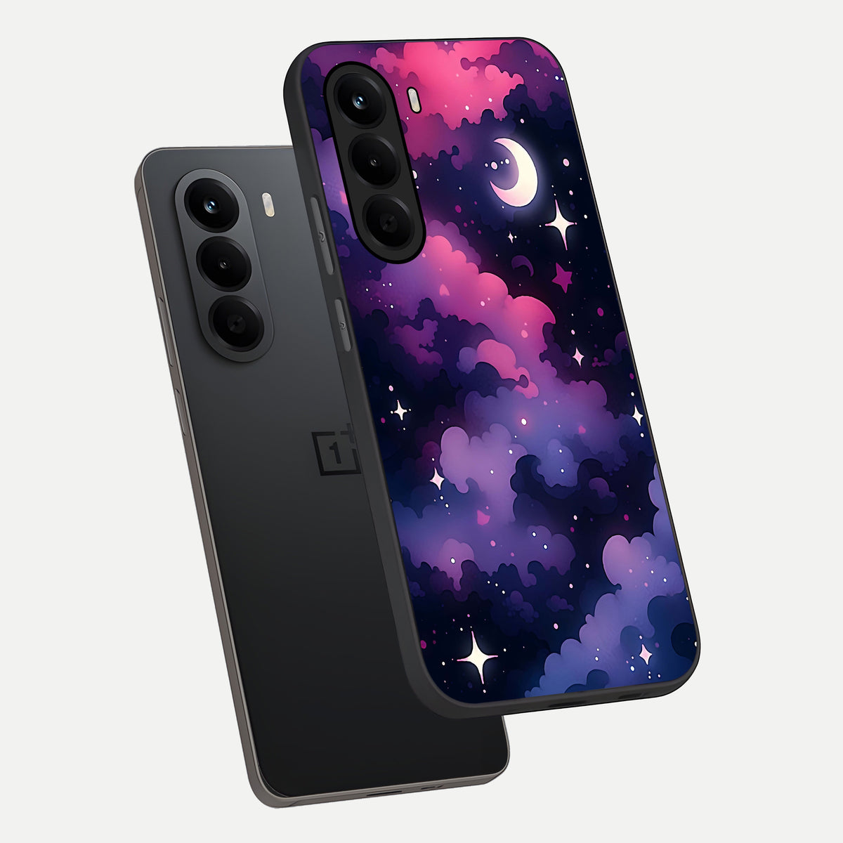  Celestial Moon Magic phone case For OnePlus Nord CE 6 Lite showing premium glass back cover with detailed artwork