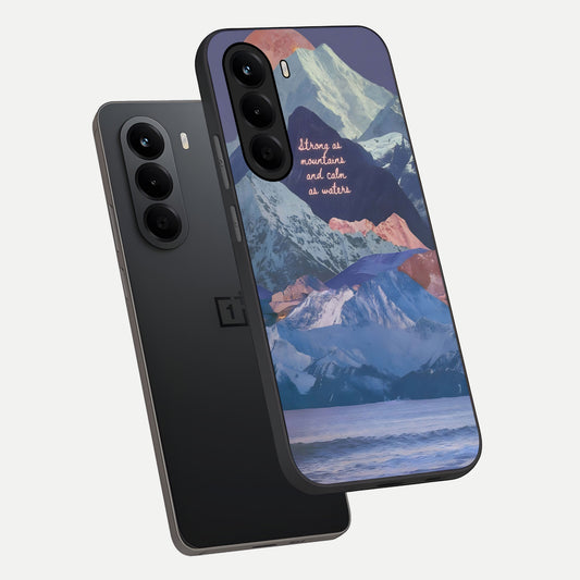  Celestial Mountain Calm phone case For OnePlus Nord CE 6 Lite showing premium glass back cover with detailed artwork