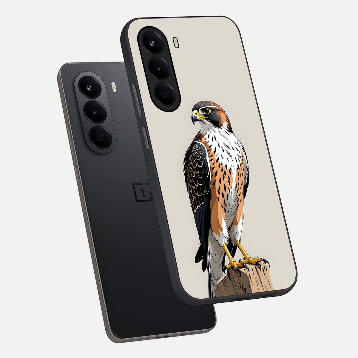  Clever Eagle phone case For OnePlus Nord CE 6 Lite showing premium glass back cover with detailed artwork