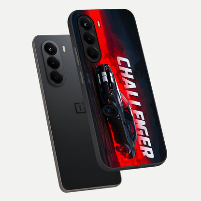  Crimson Challenger Fury phone case For OnePlus Nord CE 6 Lite showing premium glass back cover with detailed artwork