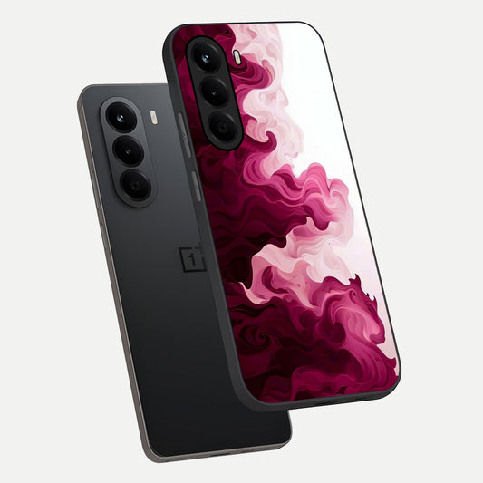  Crimson Wave Flow phone case For OnePlus Nord CE 6 Lite showing premium glass back cover with detailed artwork