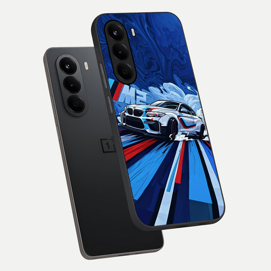  Drift Power Rush phone case For OnePlus Nord CE 6 Lite showing premium glass back cover with detailed artwork