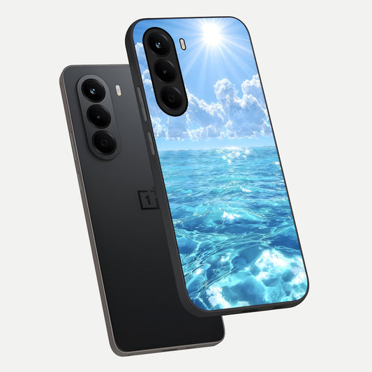  Endless Ocean Horizon phone case For OnePlus Nord CE 6 Lite showing premium glass back cover with detailed artwork