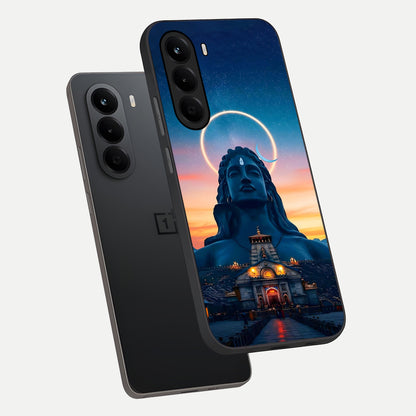  Eternal Shiva Aura phone case For OnePlus Nord CE 6 Lite showing premium glass back cover with detailed artwork