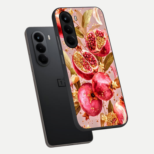  Golden Bloom Glow phone case For OnePlus Nord CE 6 Lite showing premium glass back cover with detailed artwork