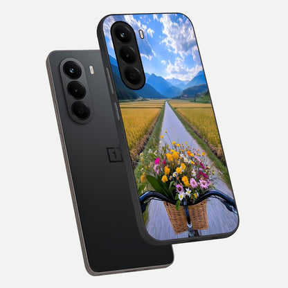  Golden Field Journey phone case For OnePlus Nord CE 6 Lite showing premium glass back cover with detailed artwork