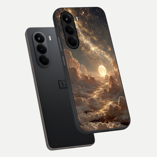  Golden Sky Dream phone case For OnePlus Nord CE 6 Lite showing premium glass back cover with detailed artwork