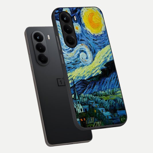  Inspired Van Gogh Art phone case For OnePlus Nord CE 6 Lite showing premium glass back cover with detailed artwork