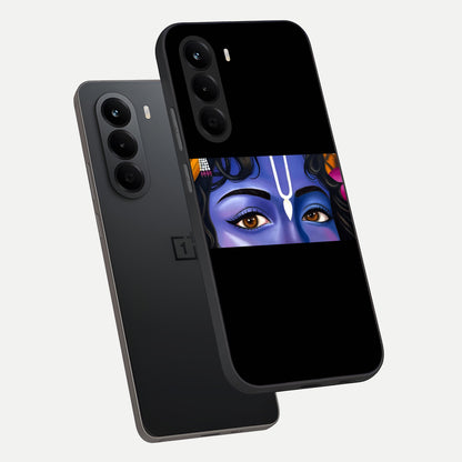  Krishna Eye phone case For OnePlus Nord CE 6 Lite showing premium glass back cover with detailed artwork