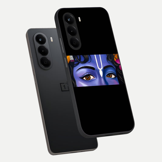  Krishna Eye phone case For OnePlus Nord CE 6 Lite showing premium glass back cover with detailed artwork