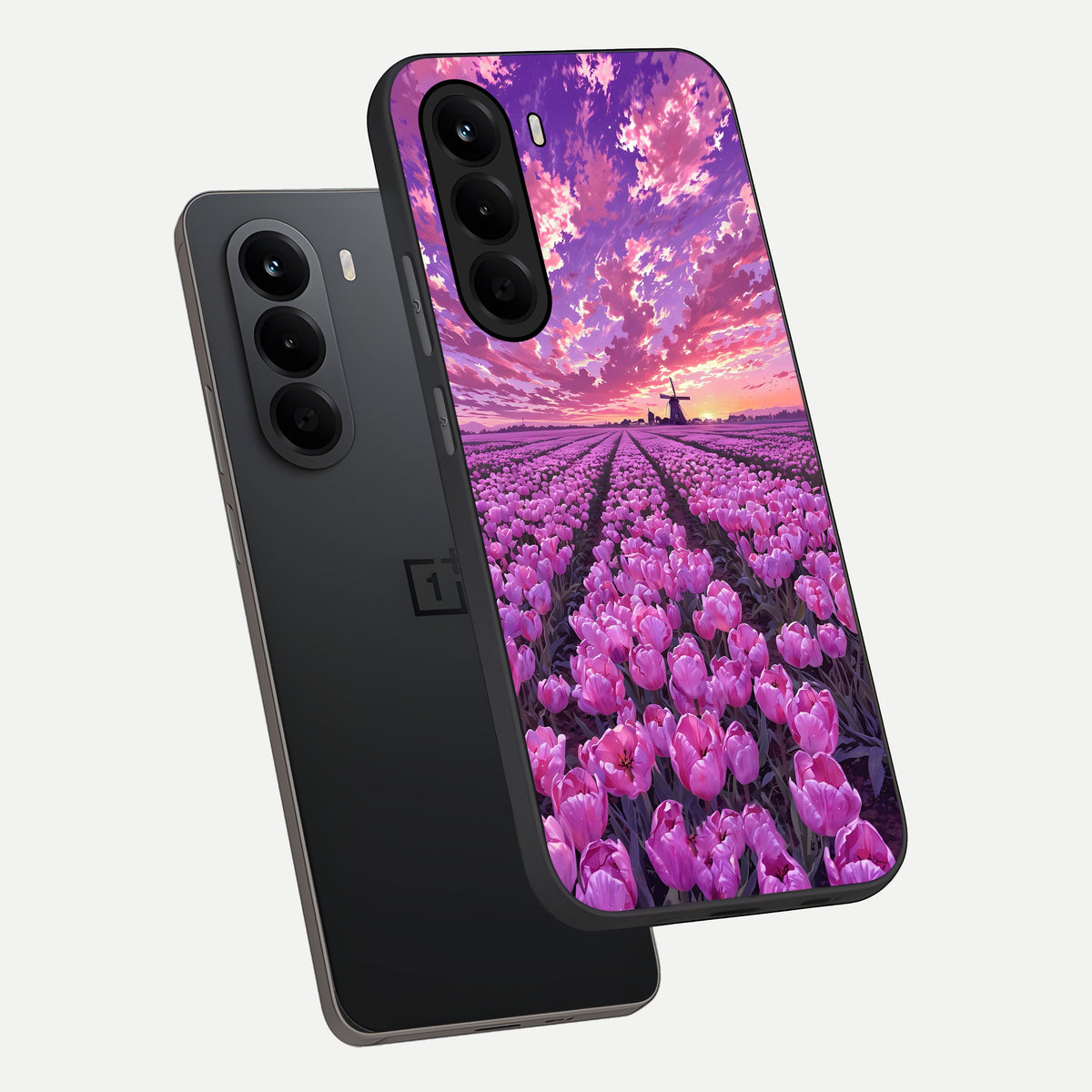  Lavender Dream Skies phone case For OnePlus Nord CE 6 Lite showing premium glass back cover with detailed artwork