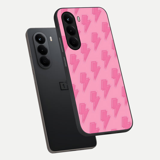  Pink Moo Magic phone case For OnePlus Nord CE 6 Lite showing premium glass back cover with detailed artwork