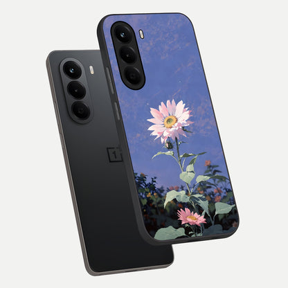  Pink Shells Outline phone case For OnePlus Nord CE 6 Lite showing premium glass back cover with detailed artwork