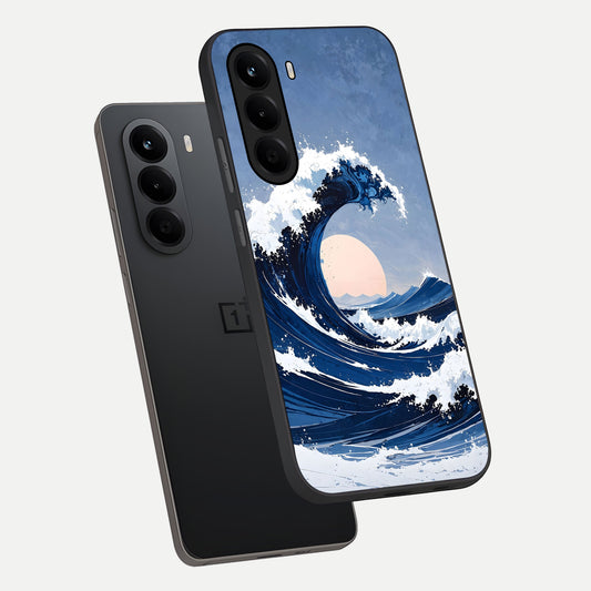  Rising Tide Power phone case For OnePlus Nord CE 6 Lite showing premium glass back cover with detailed artwork