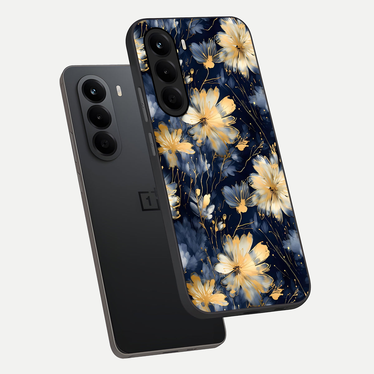  Royal Petal Dream phone case For OnePlus Nord CE 6 Lite showing premium glass back cover with detailed artwork