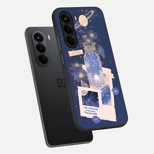 Starlit Cosmic Jar phone case For OnePlus Nord CE 6 Lite showing premium glass back cover with detailed artwork