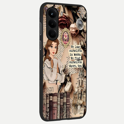  Bookish Dream World back cover For OnePlus Nord CE 6 Lite slim fit glass case with vibrant aesthetic design