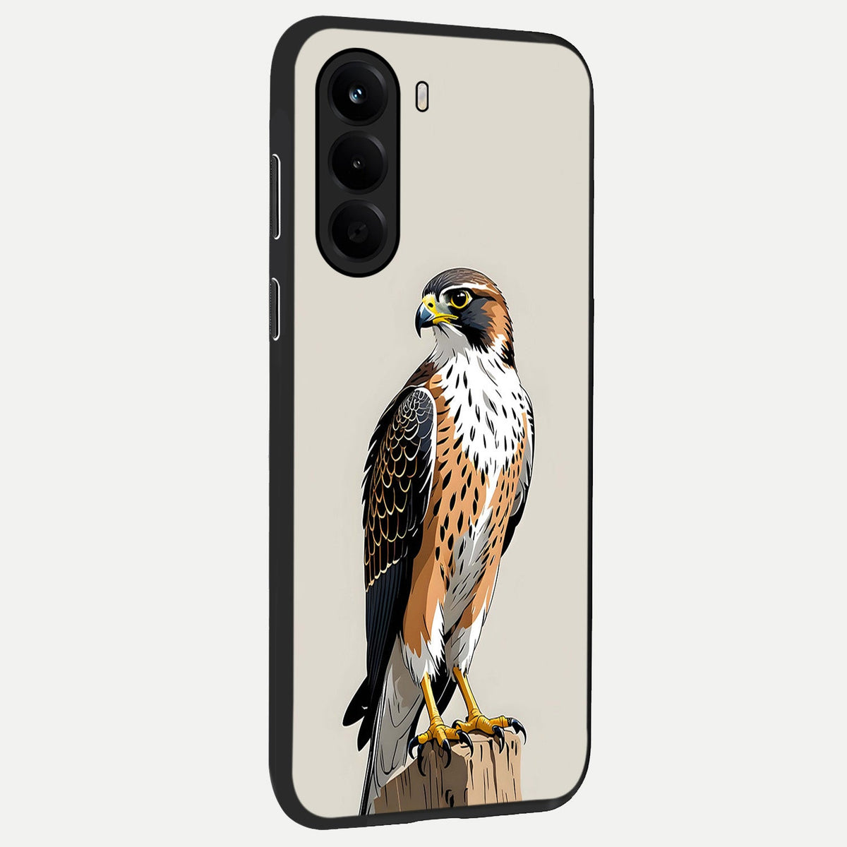  Clever Eagle back cover For OnePlus Nord CE 6 Lite slim fit glass case with vibrant aesthetic design