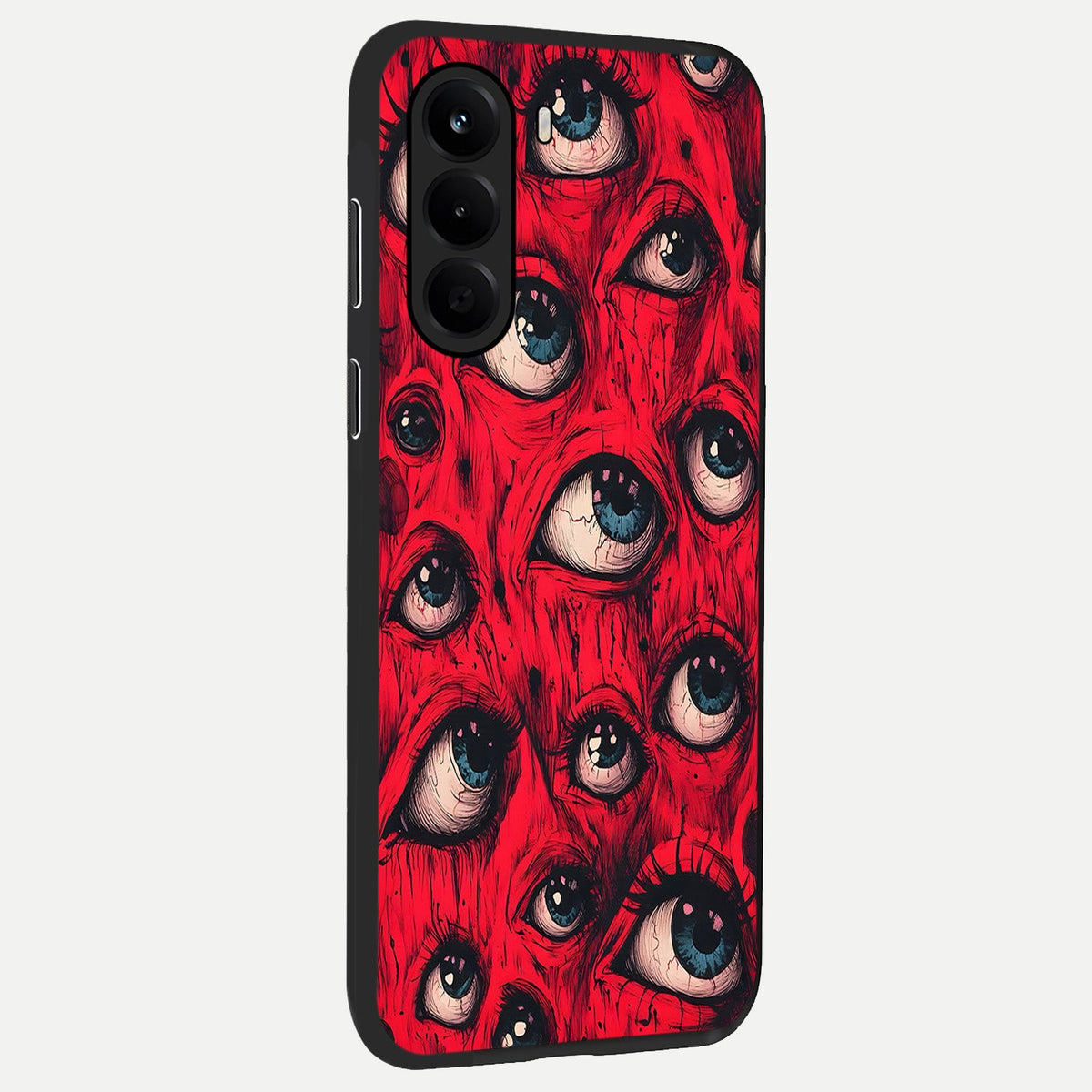  Crimson Watch Eyes back cover For OnePlus Nord CE 6 Lite slim fit glass case with vibrant aesthetic design