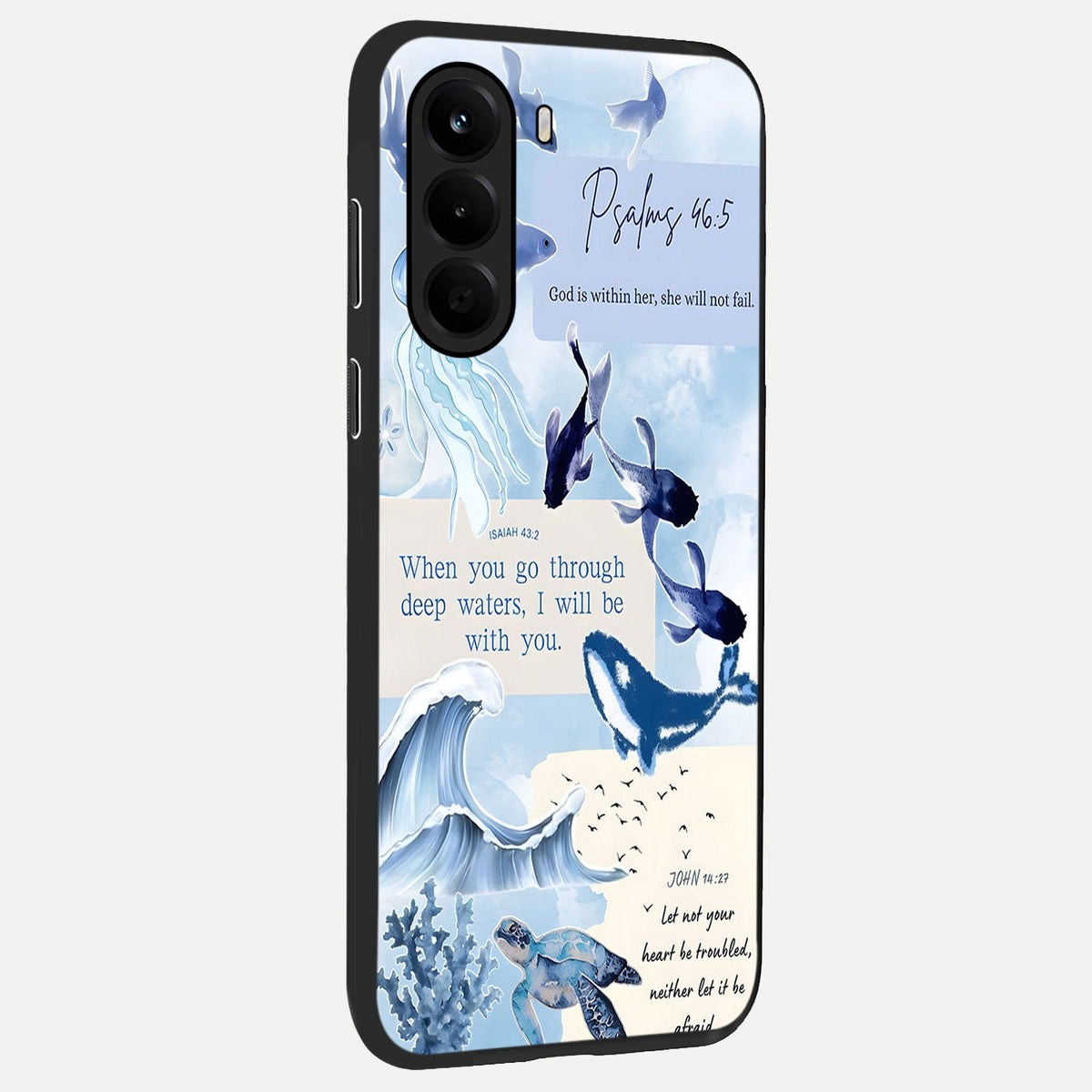  Faithful Ocean Promise back cover For OnePlus Nord CE 6 Lite slim fit glass case with vibrant aesthetic design