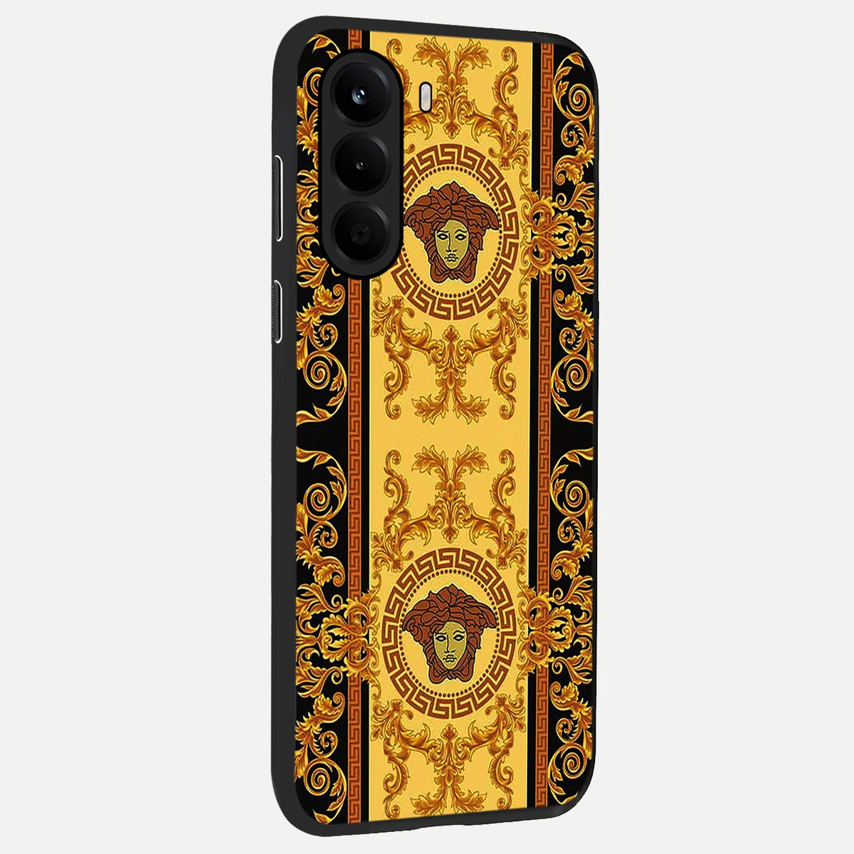  Golden Royal Heritage back cover For OnePlus Nord CE 6 Lite slim fit glass case with vibrant aesthetic design