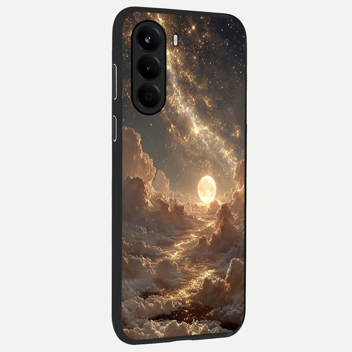  Golden Sky Dream back cover For OnePlus Nord CE 6 Lite slim fit glass case with vibrant aesthetic design
