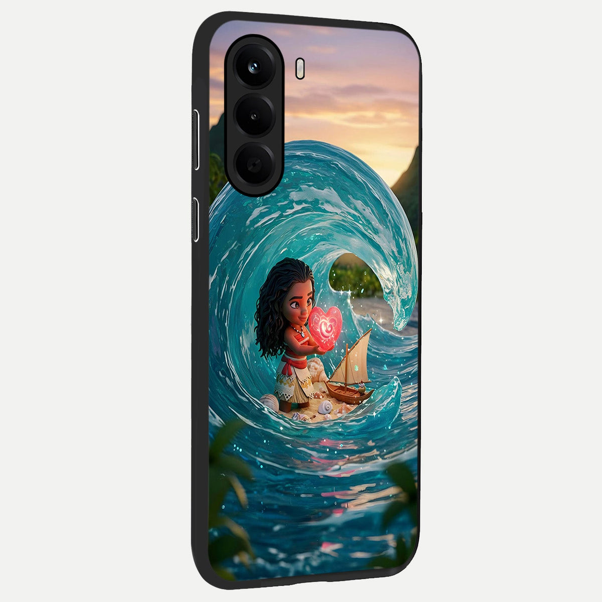  Heart of Ocean back cover For OnePlus Nord CE 6 Lite slim fit glass case with vibrant aesthetic design