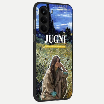  Jugni Soul Vibes back cover For OnePlus Nord CE 6 Lite slim fit glass case with vibrant aesthetic design
