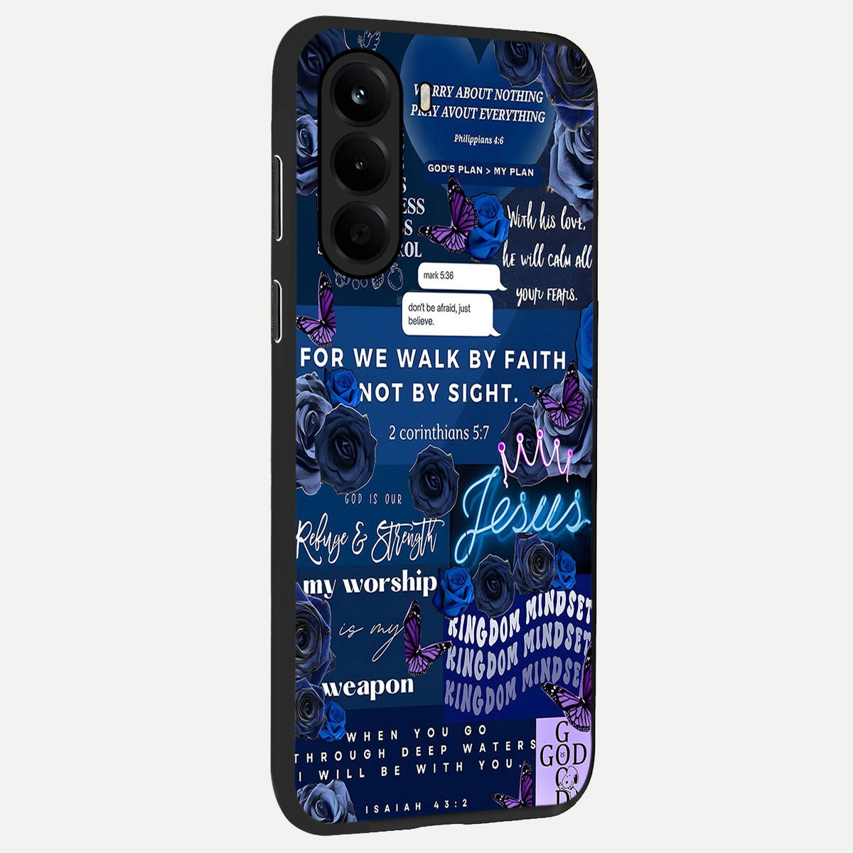  Kingdom Faith Glow back cover For OnePlus Nord CE 6 Lite slim fit glass case with vibrant aesthetic design