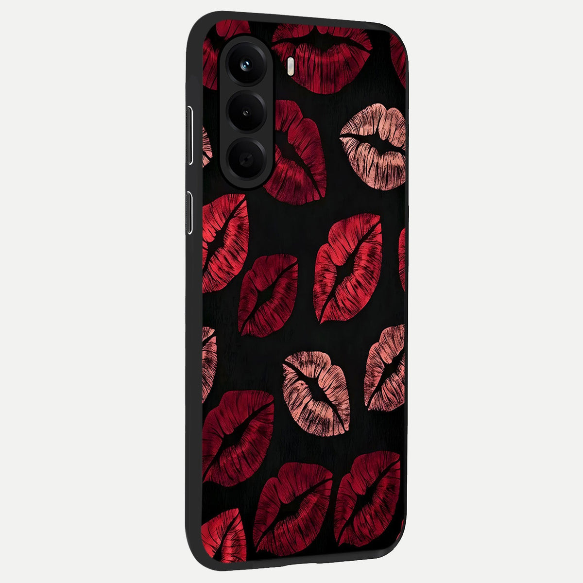  Midnight Kiss Love back cover For OnePlus Nord CE 6 Lite slim fit glass case with vibrant aesthetic design