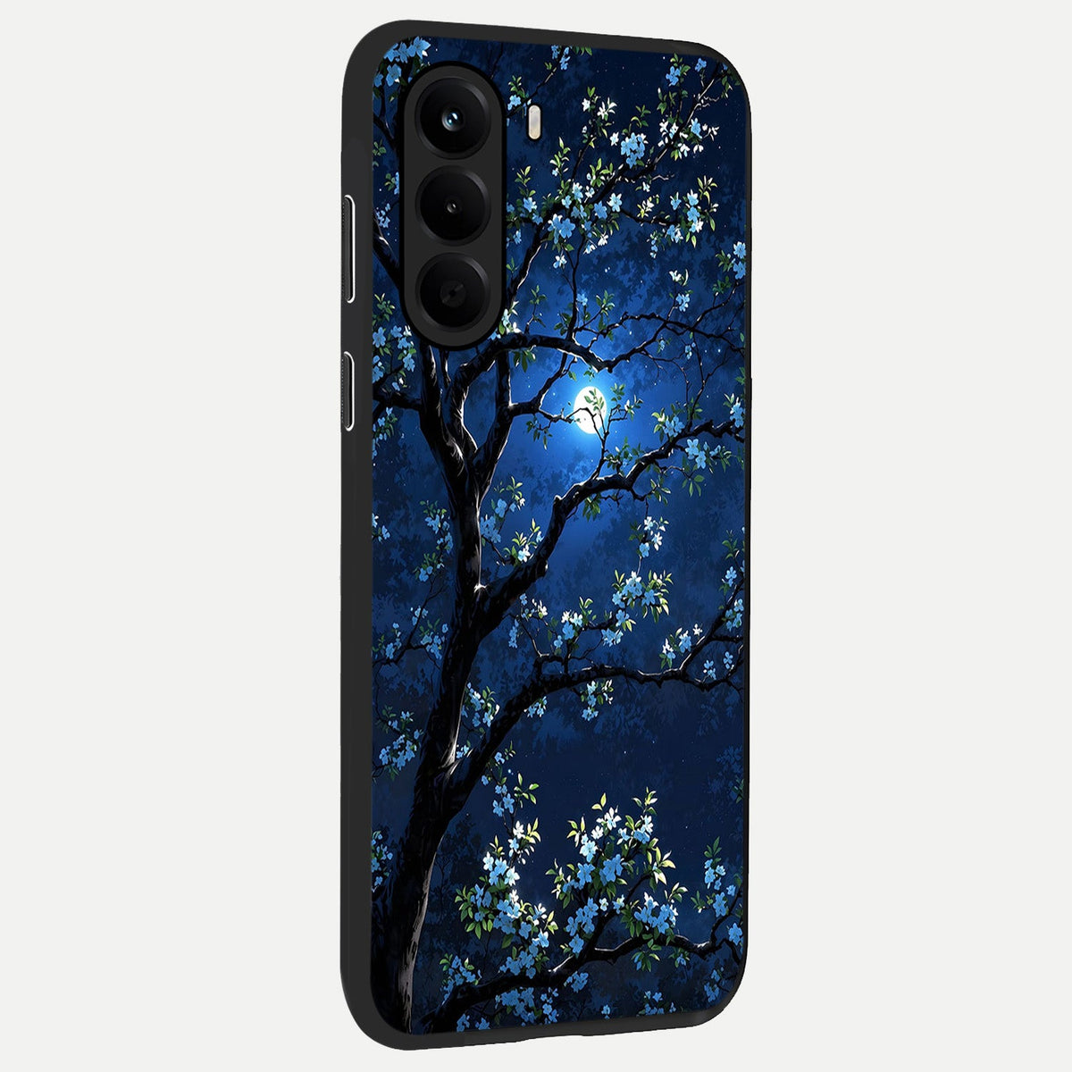 Mystic Floral Night back cover For OnePlus Nord CE 6 Lite slim fit glass case with vibrant aesthetic design