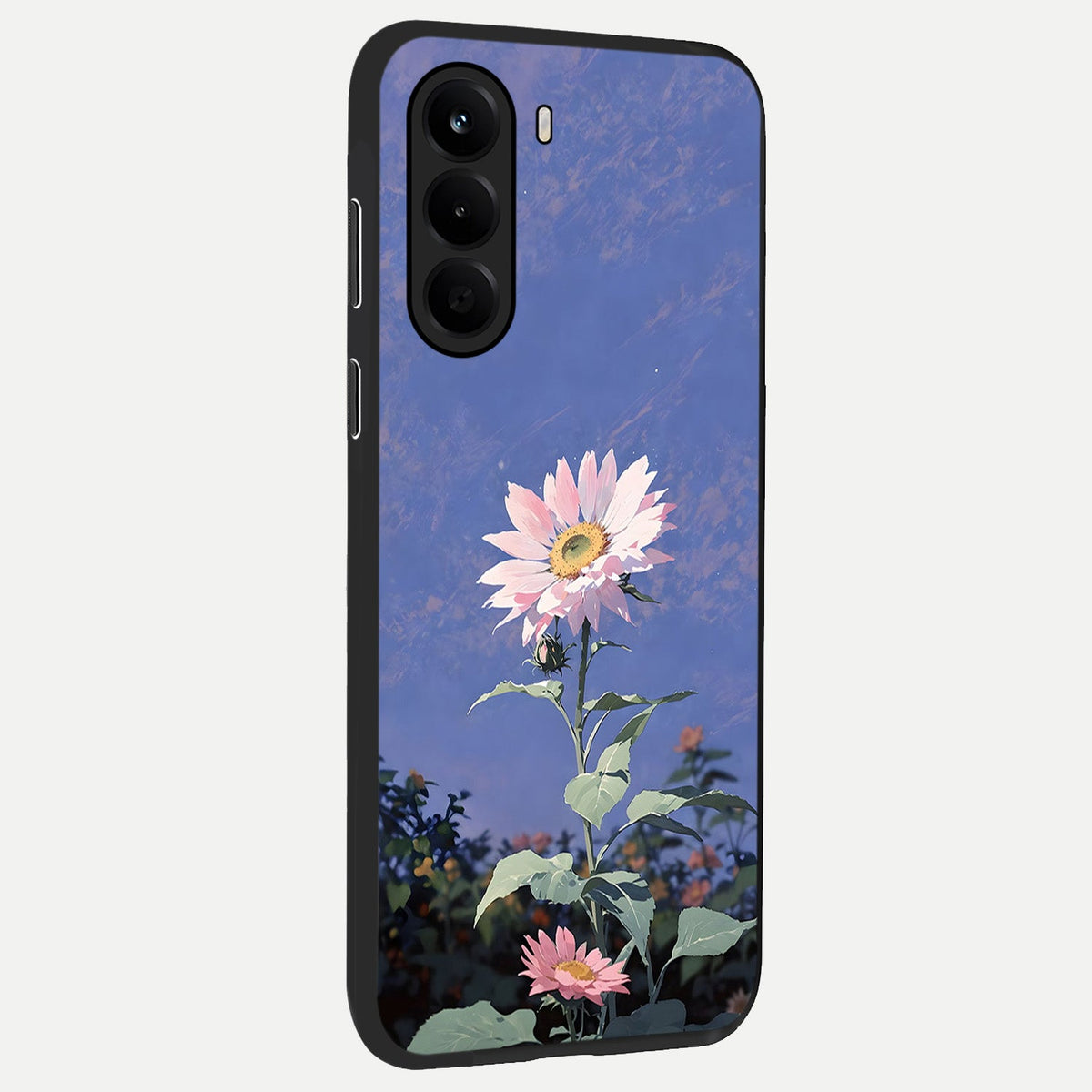  Pink Shells Outline back cover For OnePlus Nord CE 6 Lite slim fit glass case with vibrant aesthetic design
