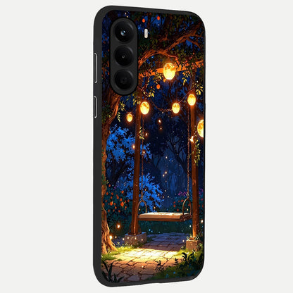  Twilight Garden Swing back cover For OnePlus Nord CE 6 Lite slim fit glass case with vibrant aesthetic design