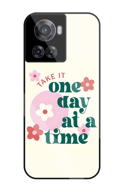 One Day A Good Time Glass Case For OnePlus 10R