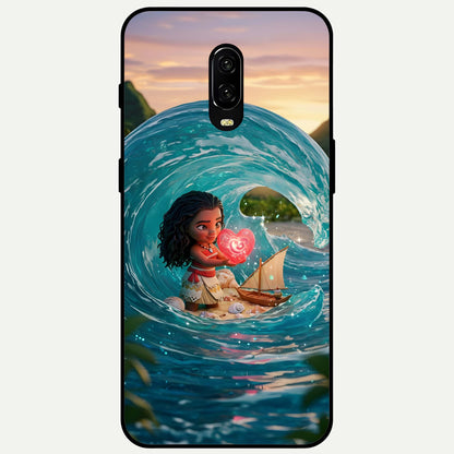 Heart of Ocean Glass Case captured at a warm angle highlighting deep blue tones, gloss, and edge clarity.