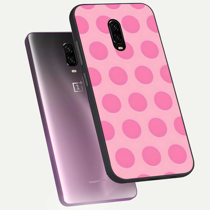 Sweet Dot Dreams Glass Case displayed upright for minimal cute visibility and premium finish.