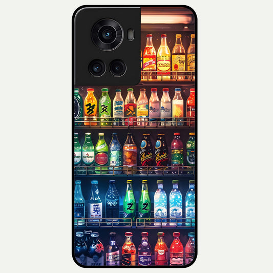  Colorfull Tree Glass Case For OnePlus 10R back cover – full design glossy printed glass finish