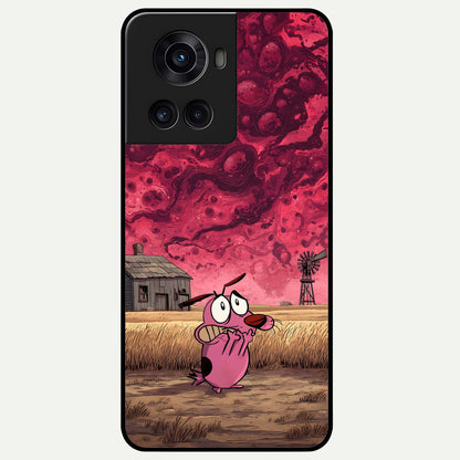  Courage Under Sky Glass Case For OnePlus 10R back cover – full design glossy printed glass finish