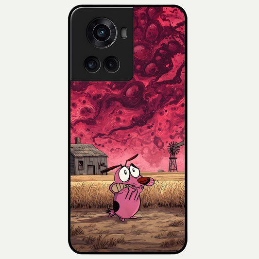  Courage Under Sky Glass Case For OnePlus 10R back cover – full design glossy printed glass finish