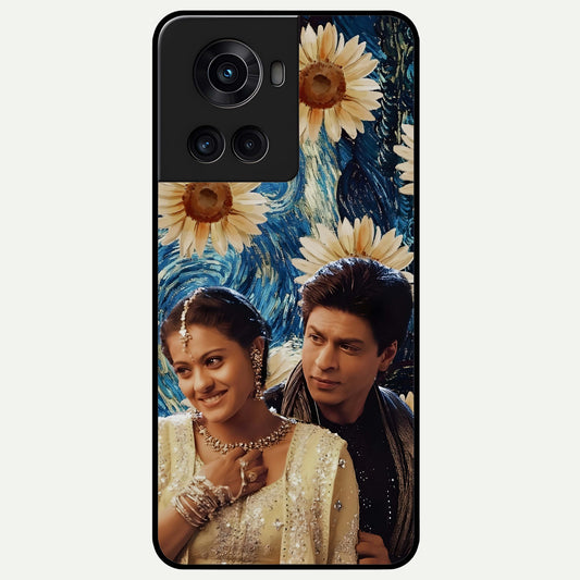  Eternal Love Story Glass Case For OnePlus 10R back cover – full design glossy printed glass finish
