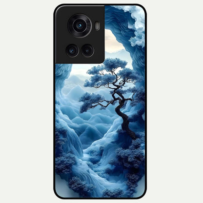  Frozen Serenity Gate Glass Case For OnePlus 10R back cover – full design glossy printed glass finish