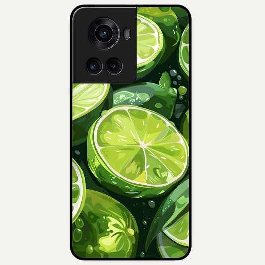  Green Kawasaki Glass Case For OnePlus 10R back cover – full design glossy printed glass finish
