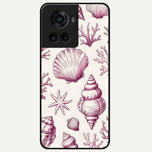  Pink Power Sparks Glass Case For OnePlus 10R back cover – full design glossy printed glass finish